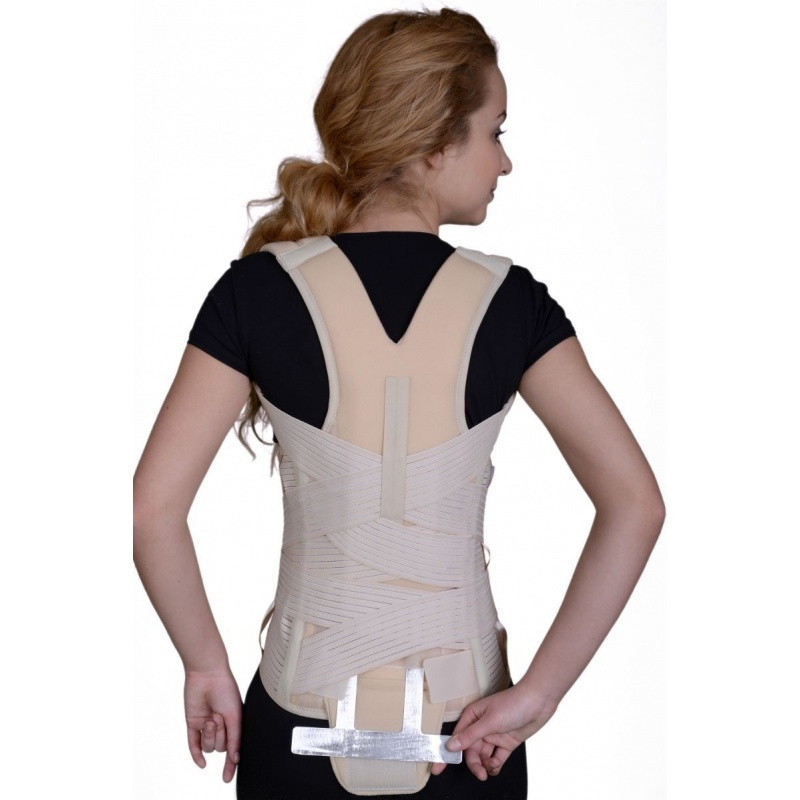 Orteza toraco-lombo-sacrala – Corset Hessing ( Taylor ) - bej - BRC340 2
