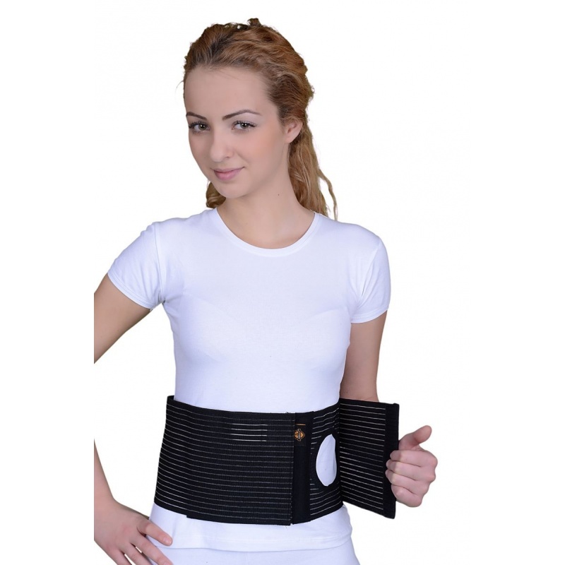 Orteza lombosacrala pentru colostomie - lombostat 16 cm - bej - BRC420S
