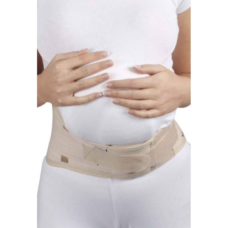 Orteza lombosacrala - centura abdominala pentru gravide - bej - BRC910