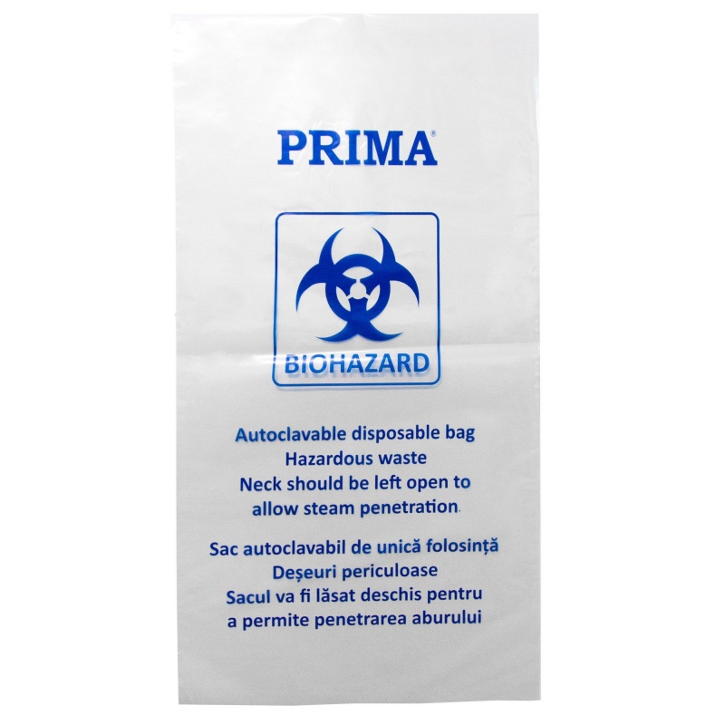 Saci autoclavabili 900 x 750 mm - Prima - 100 litri - 10 buc