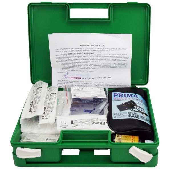 Trusa de urgenta pentru cabinetul de medicina dentara