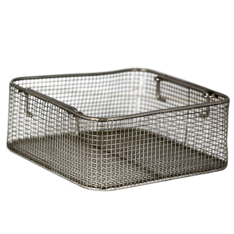 Cos inox pentru sterilizare instrumentar medical - 255 x 245 x 100 mm