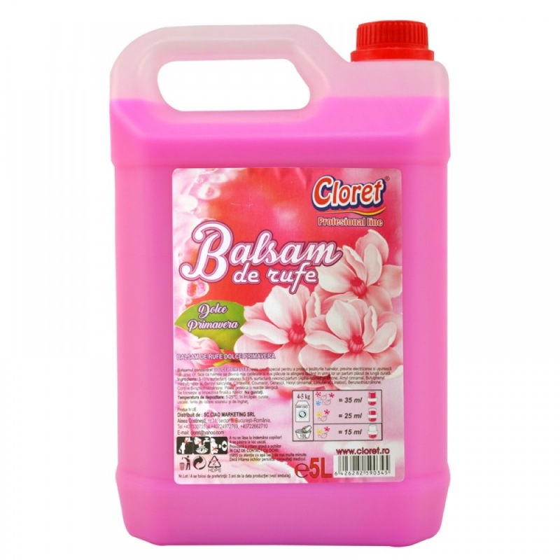 Balsam rufe Dolce Primavera Profesional Line - 5 litri