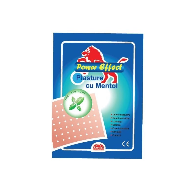 Plasturi antireumatici menthol 12 cm x 18 cm
