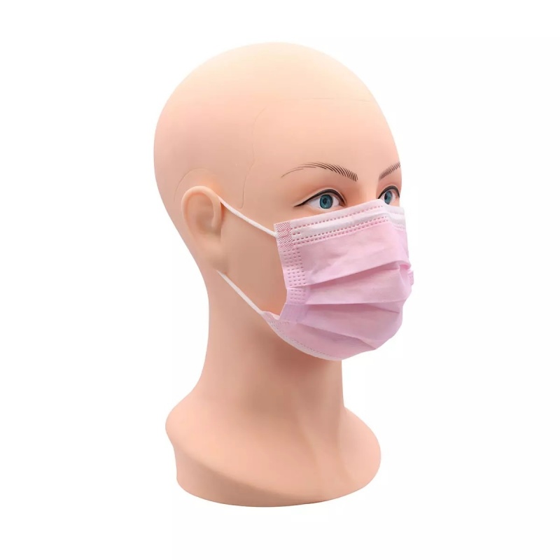 Masti medicale 3 straturi cu elastic IIR - COLORATE - 50 buc 2