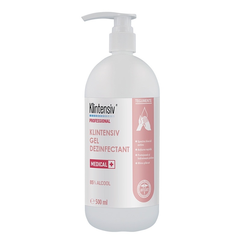 Klintensiv - Gel dezinfectant pentru maini - 500 ml