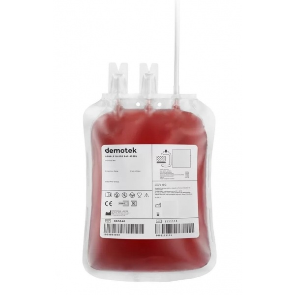 Punga recoltare sange cu ac 16G - 450 ml
