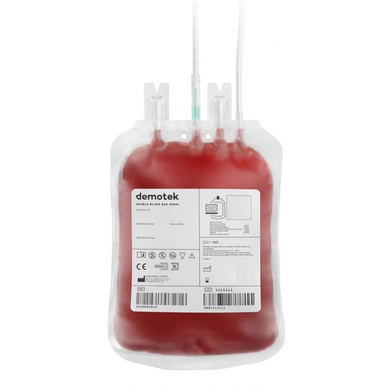 Punga dubla de sange CPDA-1 - 450ml - ac 16G - 4 buc 2