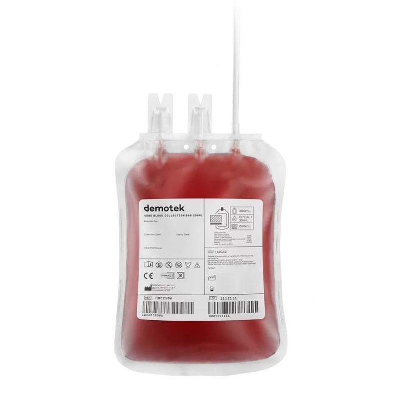 Punga recoltare celule stem, cu 2 ace 14G - 250 ml 2