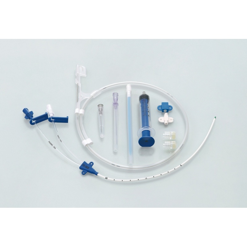 Set cateter venos central cu 2 lumeni 7F*20 cm - Drept