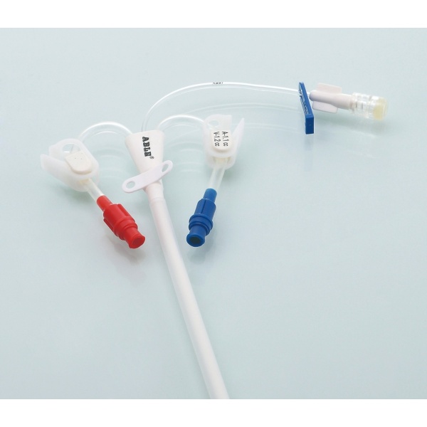 Set cateter pentru hemodializa cu 2 lumeni 12F*20 cm - Drept