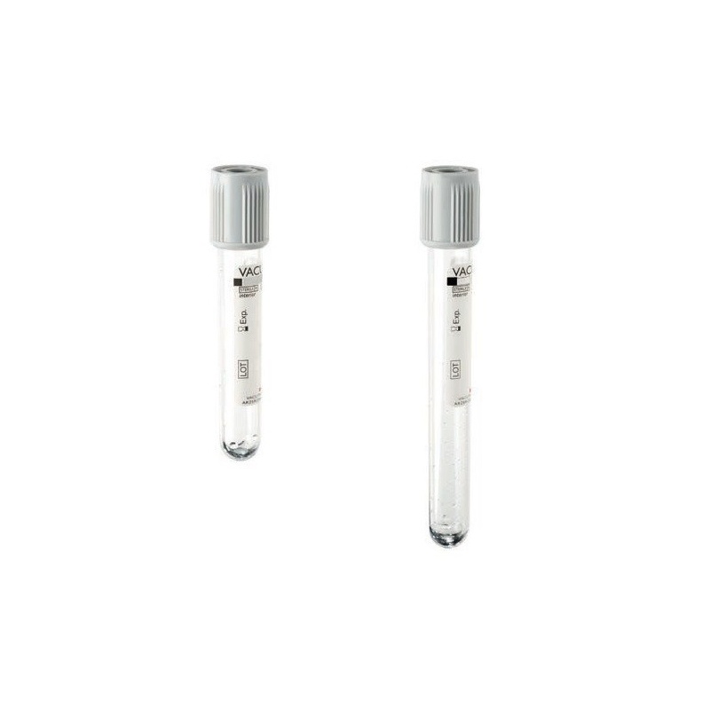 Vacutainer glicemie KF+Na2 EDTA 2 ml - 100 buc - Kima