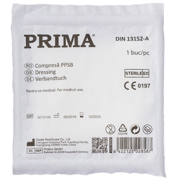 Compresa sterila din PPSB pentru rani mari - 40 x 60 cm