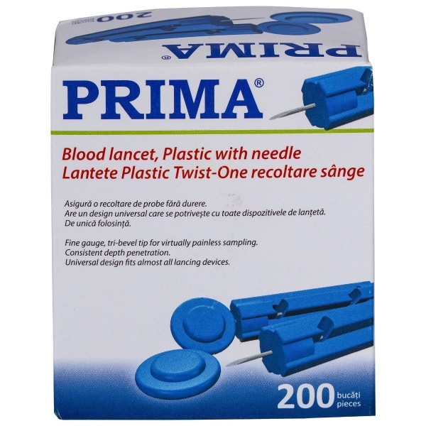 Ace Glucometru Prima - 200 buc