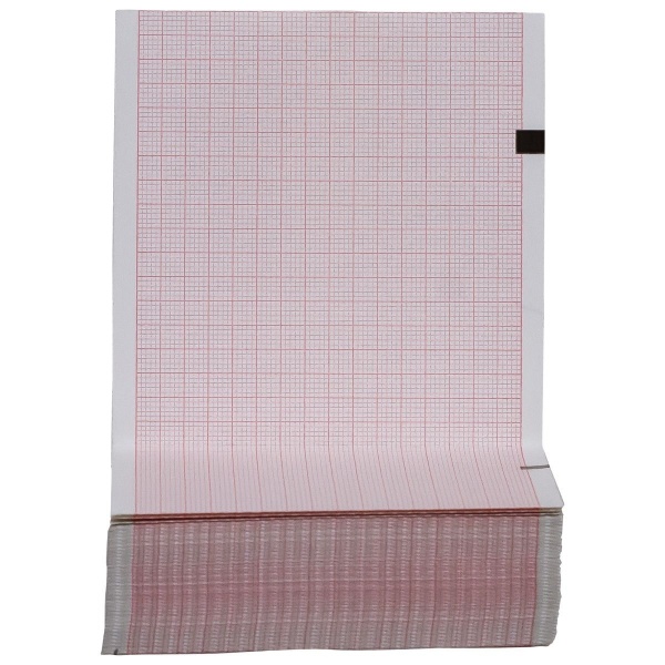 Hartie EKG la blat - 90 x 90 mm x 400 file caroiata