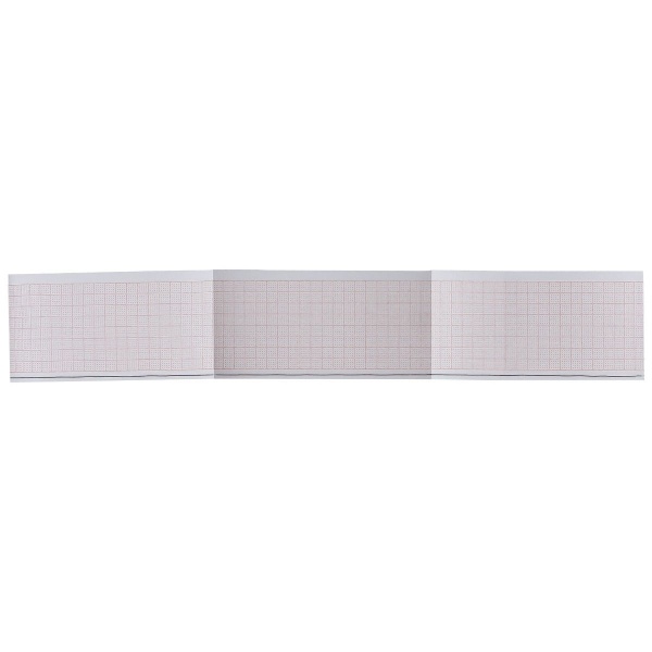 Hartie EKG la blat - 50 x 100 mm x 300 file caroiata