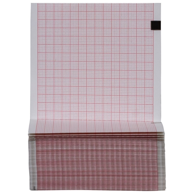 Hartie EKG la blat - 90 x 70 mm x 400 file caroiata