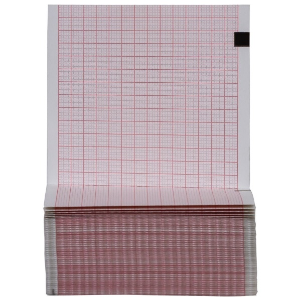 Hartie EKG la blat - 90 x 70 mm x 400 file caroiata