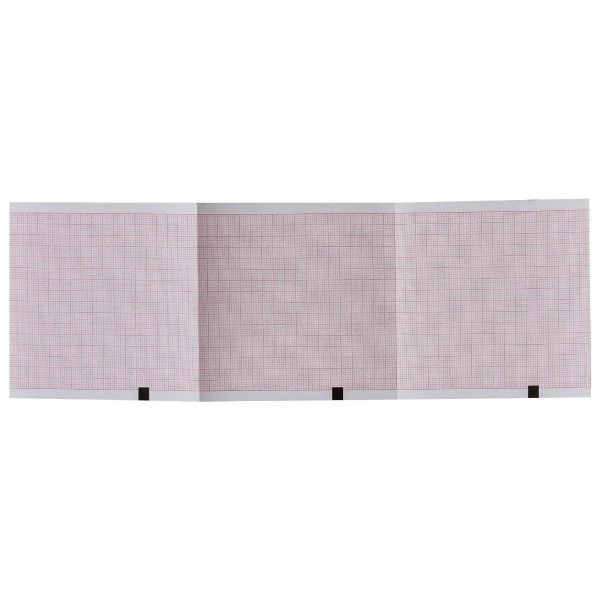 Hartie EKG la blat - 110 x 100 mm x 150 file caroiata