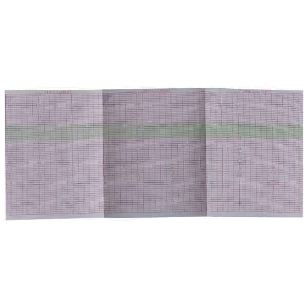 Hartie EKG la blat - 112 x 90 mm x 150 file caroiata