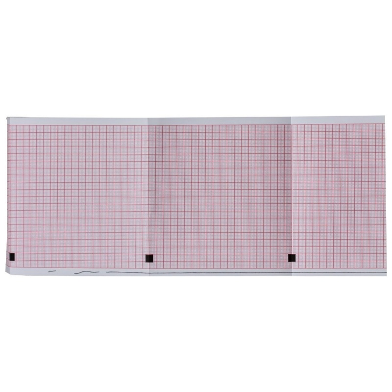 Hartie EKG la blat - 112 x 100 mm x 300 file caroiata 2