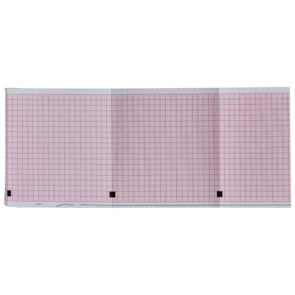 Hartie EKG la blat - 112 x 100 mm x 300 file caroiata
