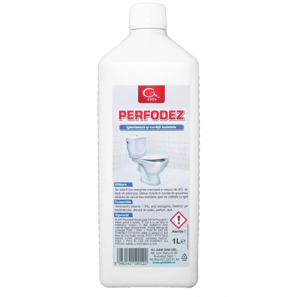Perfodez - Detergent gel pentru toalete - 1 litru