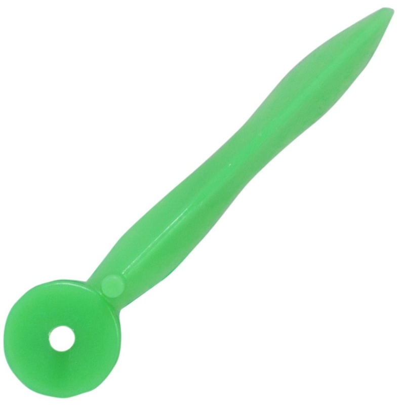 Pene Poly Interdentare cu inel - Verde - S - 100 buc