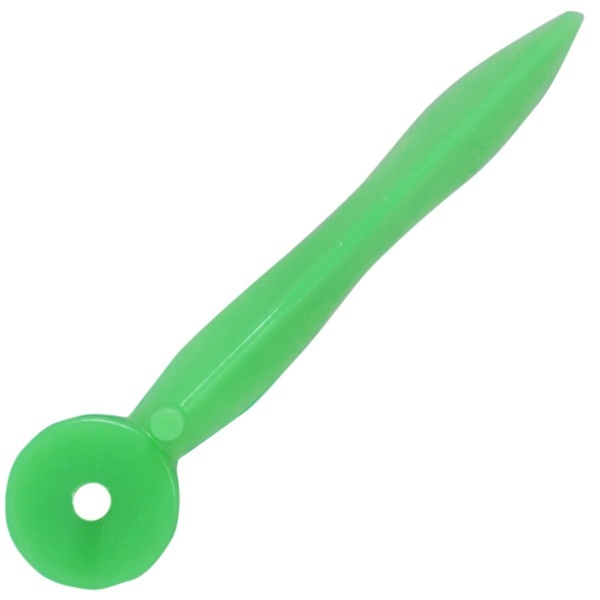 Pene Poly Interdentare cu inel - Verde - S - 100 buc