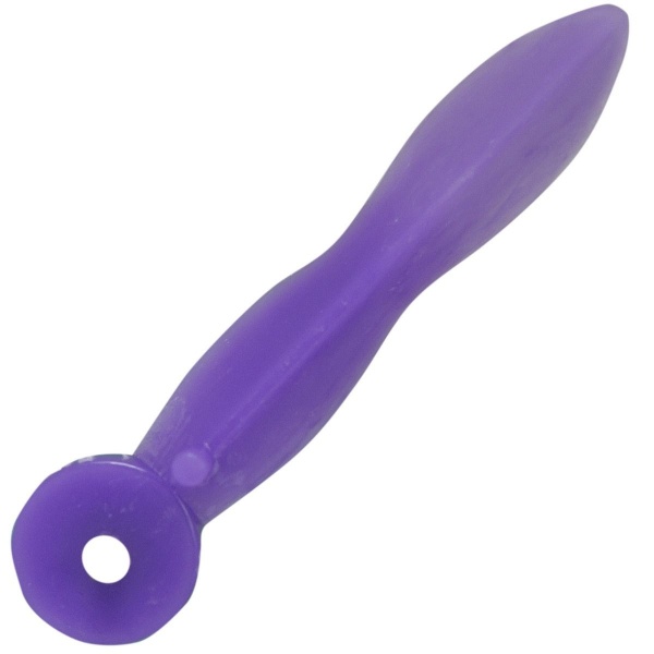 Pene Poly Interdentare cu inel - Mov - L - 100 buc