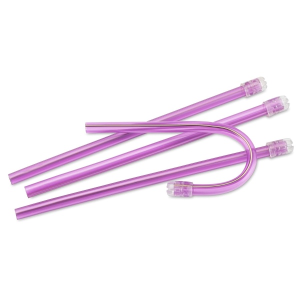 Aspiratoare saliva cu cap detasabil 15 cm - Mov - 100 buc