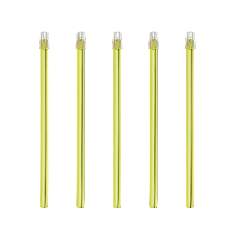 Aspiratoare saliva cu cap detasabil 15 cm - Galben - 100 buc