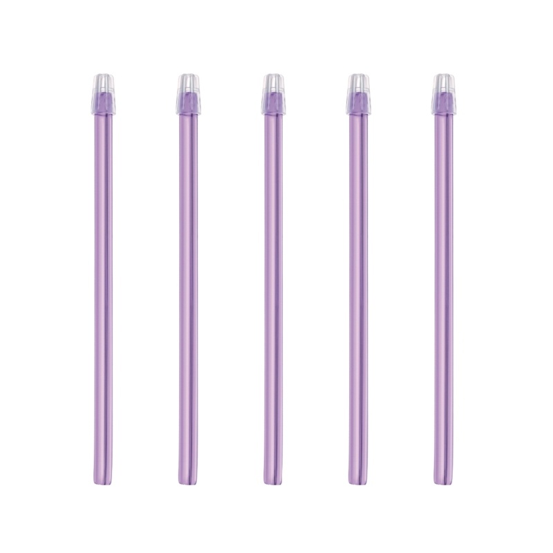 Aspiratoare saliva cu cap detasabil 15 cm - Mov - 100 buc