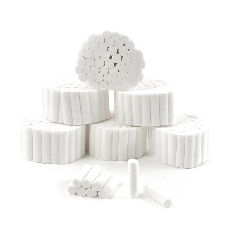 Rulouri din bumbac sterilizabile - RIGIDE #1 - 38 x 8 mm - 500 buc