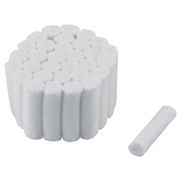 Rulouri din bumbac sterilizabile - RIGIDE Nr2 - 37 x 10 mm - 500 buc