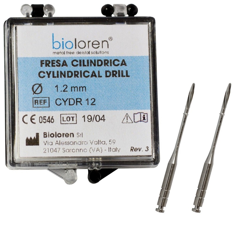 Freza cilindrica pentru pivoti endodontici - 1.2 mm 2