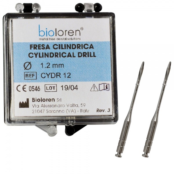 Freza cilindrica pentru pivoti endodontici - 1.2 mm