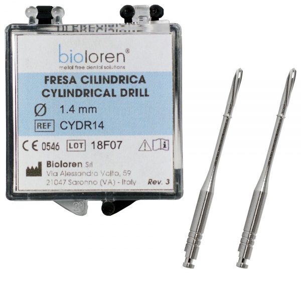 Freza cilindrica pentru pivoti endodontici - 1.4 mm