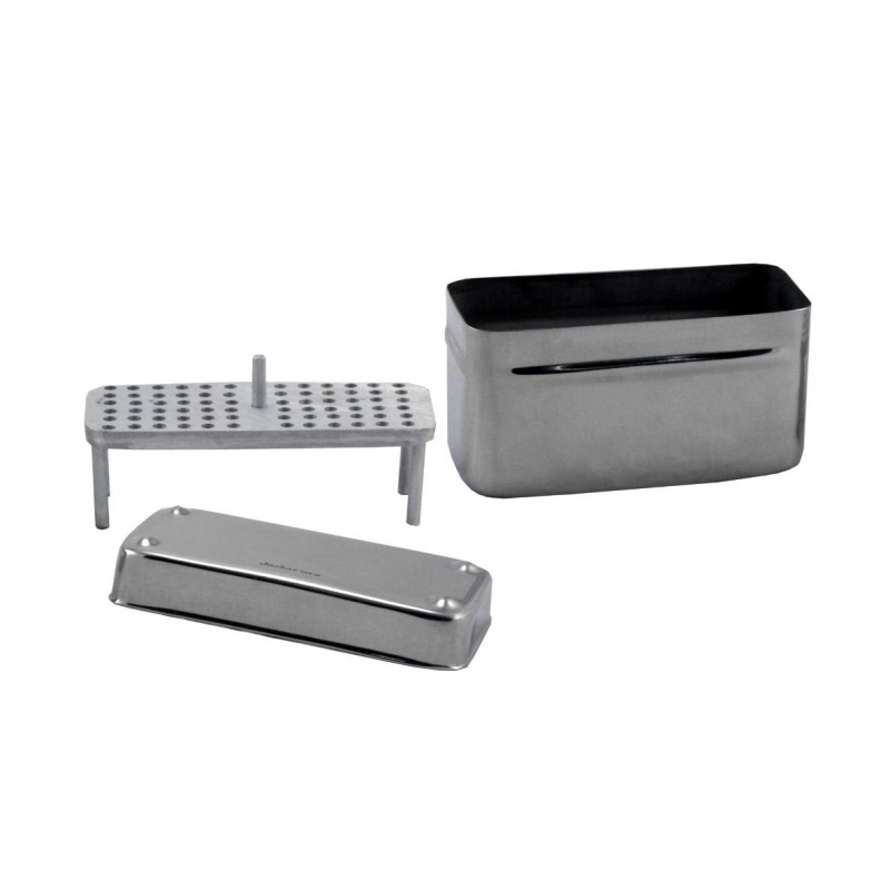 Cutie ENDO inox cu capac pentru instrumentar