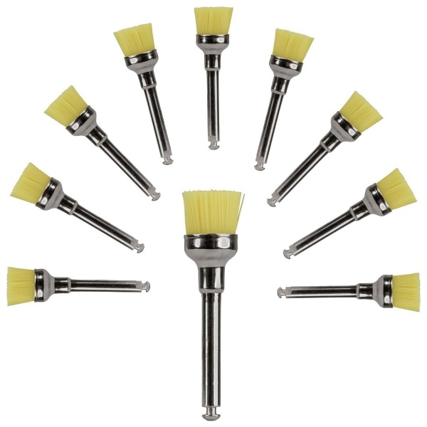 Periute detartraj din nylon - Galben - 10 bucati