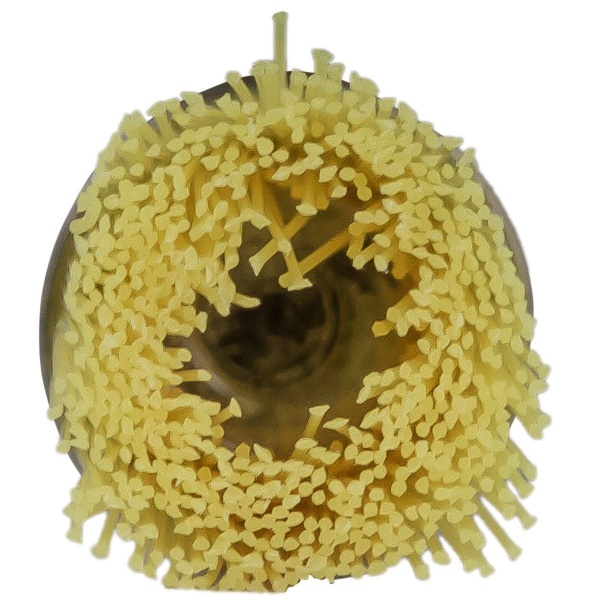 Periute detartraj din nylon - Galben - 10 bucati