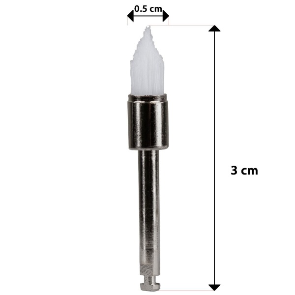 Periute detartraj si lustruire interdentara Nylon - 10 buc