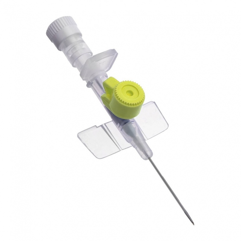 Branule cu valva - GALBENE - 24G - 100 buc