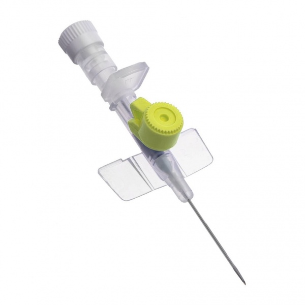 Branule cu valva - GALBENE - 24G - 100 buc