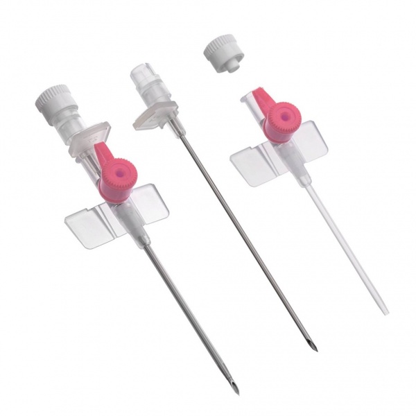 Branule cu valva - ROZ - 20G - 100 buc