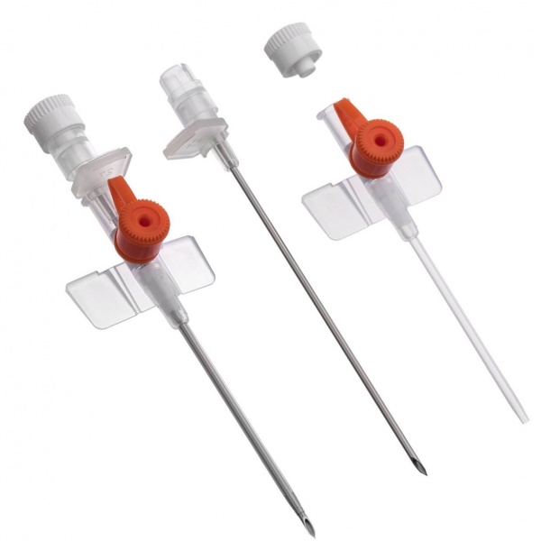 Branule cu valva - PORTOCALII - 14G - 100 buc