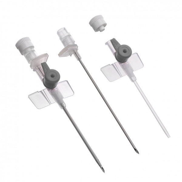 Branule cu valva - GRI - 16G - 100 buc