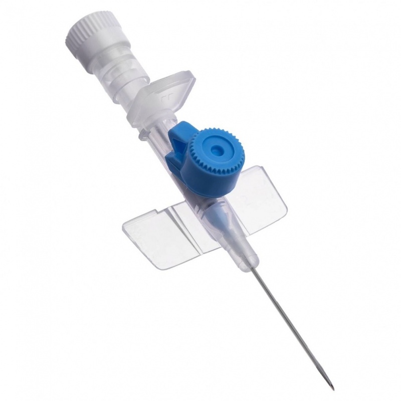 Branule cu valva - ALBASTRU - 22G - 100 buc