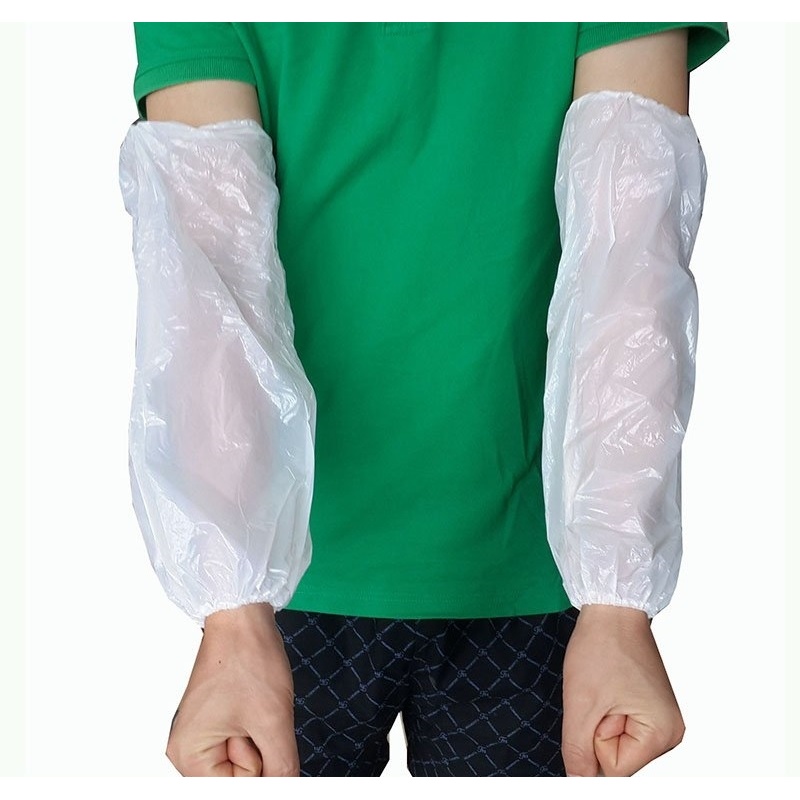 Cotiere protectie maneci - Albe - 100 buc 2