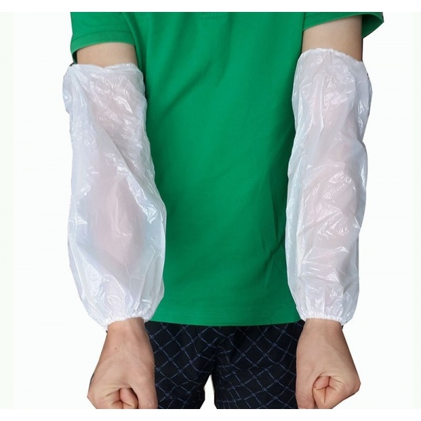 Cotiere protectie maneci - Albe - 100 buc